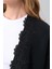 İşleme Detaylı Triko Hırka Siyah K2571021_001 4