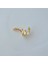 Zirkon Yılan Model Earcuff Delik Gerektirmez Yılanlı Kıkırdak Küpesi Gold Renk 3