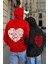 More Love Baskılı Pamuklu Oversize Sweatshirt 2
