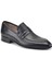 Siyah Klasik Loafer Kösele Erkek Ayakkabı -31572- 2