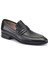 Siyah Klasik Loafer Kösele Erkek Ayakkabı -31571- 2