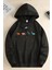 Uygun Tarz Uzaylı Dinazor Baskılı Oversize Sweatshirt 1