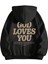 Uygun Tarz Good Loves You Baskılı Oversize Sweatshirt 2