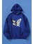Papatya Kelebek Baskılı Oversize Sweatshirt 1