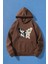 Papatya Kelebek Baskılı Oversize Sweatshirt 1
