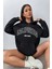 California Baskılı Oversize Sweatshirt 1