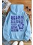 Uygun Tarz Ocean Beach Baskılı Oversize Sweatshirt 1