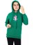 Kız Çocuk Tavşan Baskılı Kapüşonlu Sweatshirt PX872.7 1