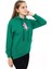 Kız Çocuk Tavşan Baskılı Kapüşonlu Sweatshirt PX872.7 3