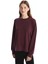 Lcw Vision Bisiklet Yaka Düz Oversize Kadın Sweatshirt 1