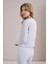 Kadın Kar Melanj Bisiklet Yaka Selanik Kumaş Basic Sweatshirt 5