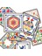Kendinden Yapışkanlı Oyun Desenli Pvc Karo 20 x 20 cm 6'lı Paket 1