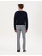 Erkek Açık Lacivert Slim Fit Kanvas Pantolon 50295952-Vr059 4