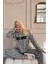 Kahverengi Wild Soul Desenli Peluş Polar Pijama Takımı 3
