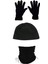Siyah Kışlık Polar Boyunluk 3'lü Set 1