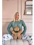 Yeşil Cozy Desenli Termal Kadın Pijama Takımı 4