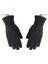 Kadın Siyah Kışlık Parmaksız ve Parmaklı Kışlık Termal Polar Eldiven Ikili Set 5