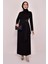 Kadın Giyim Abiye Moda Kemeri Taşlı Asimetrik Abiye Kalem Tesettür Elbise 2580 1