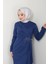 Kadın Giyim Abiye Moda Kemeri Taşlı Asimetrik Abiye Kalem Tesettür Elbise 2580 3