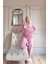 Hello Winter Desenli Kadın Peluş Pijama Takımı 2