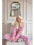 Hello Winter Desenli Kadın Peluş Pijama Takımı 3