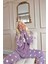 Hello Winter Desenli Kadın Peluş Pijama Takımı 2