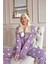 Hello Winter Desenli Kadın Peluş Pijama Takımı 3