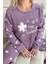 Hello Winter Desenli Kadın Peluş Pijama Takımı 6