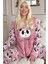 Life Panda Desenli Kadın Peluş Pijama Takımı 1