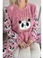 Life Panda Desenli Kadın Peluş Pijama Takımı 5