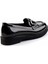 Siyah Rugan Kadın Loafer Ayakkabı K01257067508 4