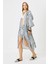 Şortlu Kimono Takım 9069 Mavi/beyaz 2
