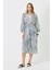 Şortlu Kimono Takım 9069 Mavi/beyaz 3