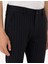 Erkek Lacivert Slim Fit Çizgili Kanvas Pantolon 50295931-VR033 5