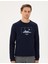 Pierre Cardin Erkek Lacivert Regular Fit Sweatshirt 50290611-VR033 3