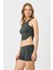 Kadın Fitilli Örme Kısa Boxer 930 Füme 3