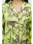 Amour Saten Jardin Desenli Uzun Pijama Takımı 3