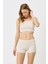 Kadın Fitilli Örme Kısa Boxer 930 Bej 1