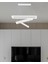 Hermano (Beyaz Kasa, Sarı Işık) Ledli Modern Sarkıt Linear LED Avize Salon Mutfak Oturma Odası Yatak Odası Antre Hol LED 2