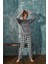 Gri Sundays Desenli Exclusive Kadife Kız Çocuk Pijama Takımı 4