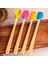 Like - 4'lü Isıya Dayanıklı Yapışmaz Silikon Spatula Seti Silikon Mutfak Seti Renkli Kaşık Seti Açık 4