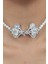 Zirkon Taşlı Cam Inci Choker Kolye 4