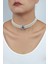 Kristal Taşlı Inci Choker Kolye 1
