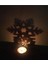 Dekoratif 3'lü Set Noel Baba Çam Ağacı Yılbaşı Temalı Tealight Mumluk Obje 5