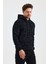 Erkek Kapşonlu Kamuflaj Baskılı 3 Iplik Sweatshirt 3