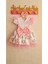 My Little Pony Unicorn Desenli Kabarık Bebe Yaka Elbise 3