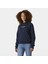 W Cotton Fleece Hoodıe Sweatshırt HHA.54161-NAVY 4