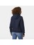 W Cotton Fleece Hoodıe Sweatshırt HHA.54161-NAVY 5