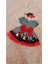 Kareli Mickey Mouse Baskılı Kırmızı Tüllü Kabarık Elbise 1