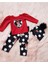 Kız Çocuk Mickey Mouse Baskili Tayt Bluz Sapka Takim 1